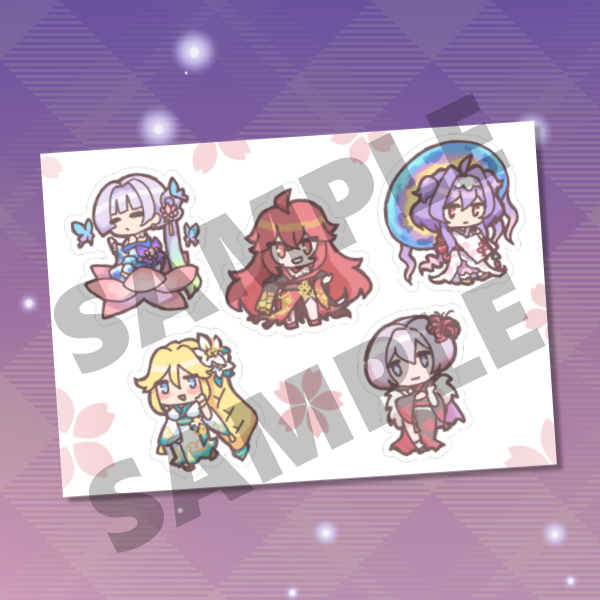 Nikke 2nd Encounter Chibi Sticker Sheet