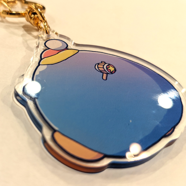 Sized Up Kirby Keychains