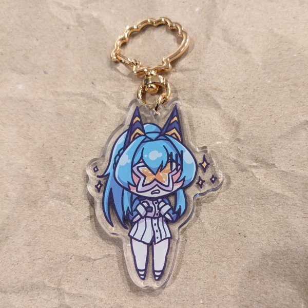 NIKKE Helm (Aquamarine) Keychain