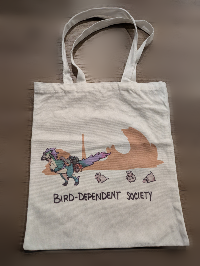 Bird-Dependent Society Canvas Tote Bag