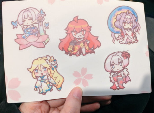 Nikke 2nd Encounter Chibi Sticker Sheet