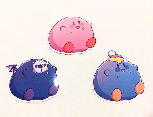 Sized Up Kirby Stickers