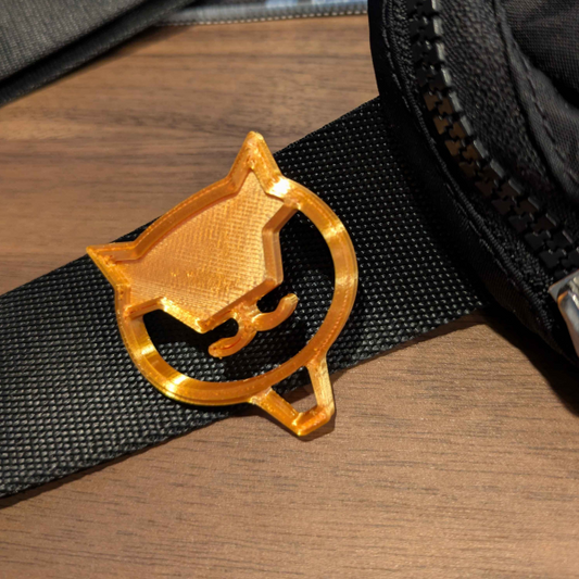 NIKKE Anis cat logo pin