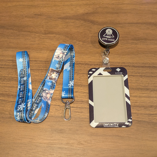 Infinity Rail Card Holder & Lanyard Set