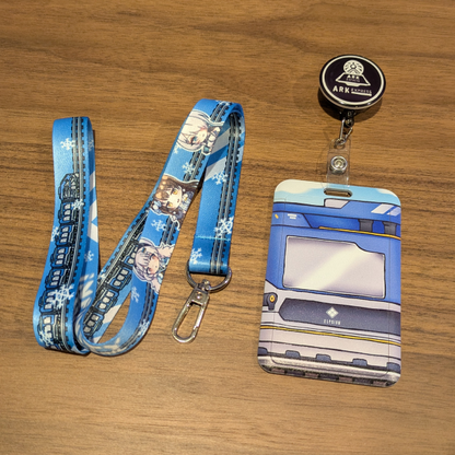 Infinity Rail Card Holder & Lanyard Set