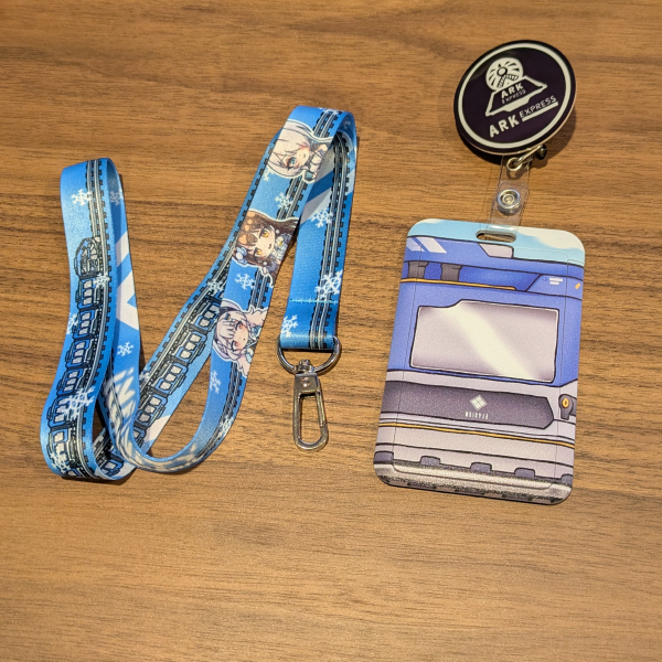 Infinity Rail Card Holder & Lanyard Set