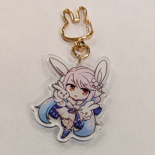 Moon Bunny Dominiel Acrylic Keychain