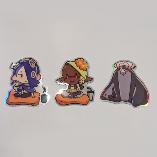 Deep Cut Holographic Stickers