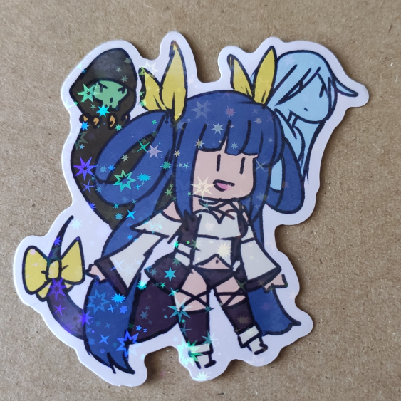 Dizzy Holographic Sticker