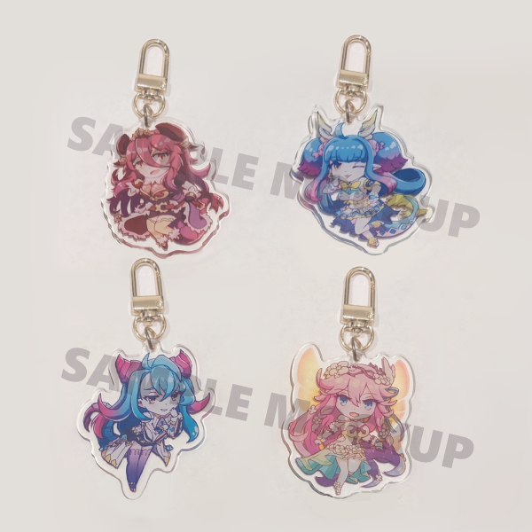 Dragon Girls Keychains