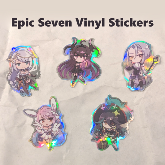 E7 Girls Holographic Sticker