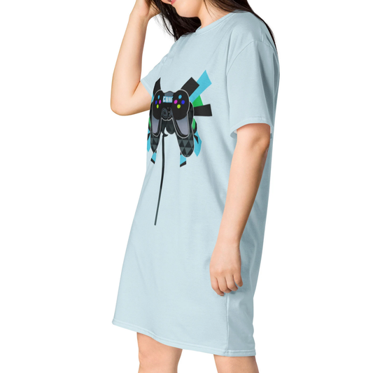 T-shirt dress w/ Exia's shirt design casual cosplay