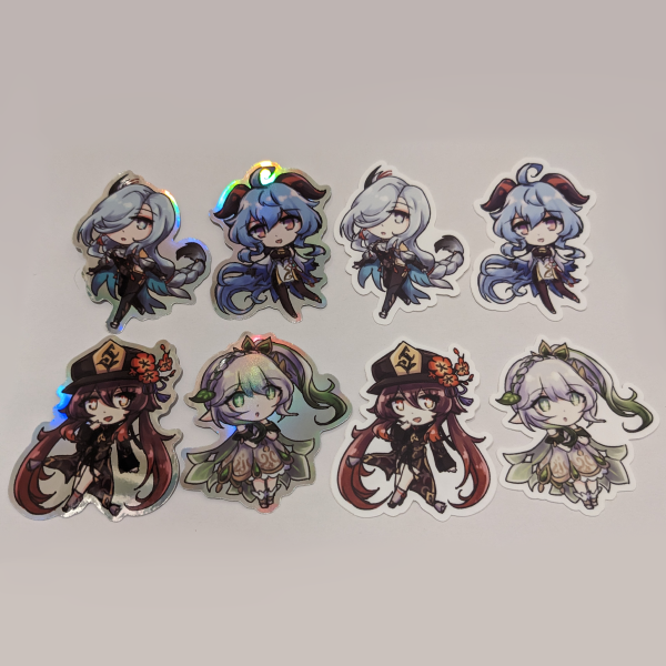 Genshin Impact Girls Stickers