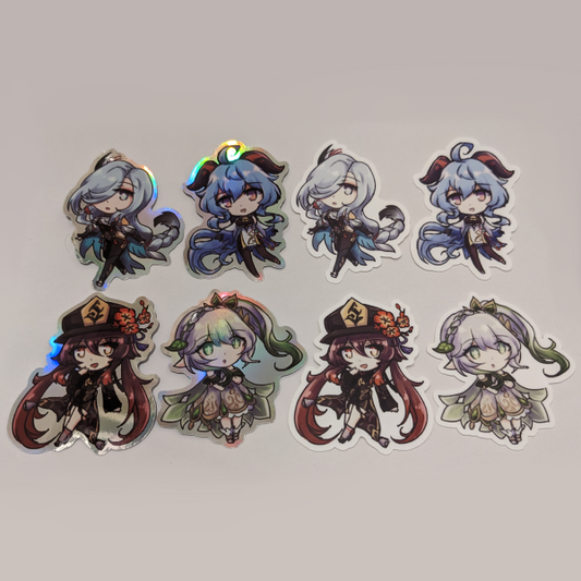 Genshin Impact Girls Stickers