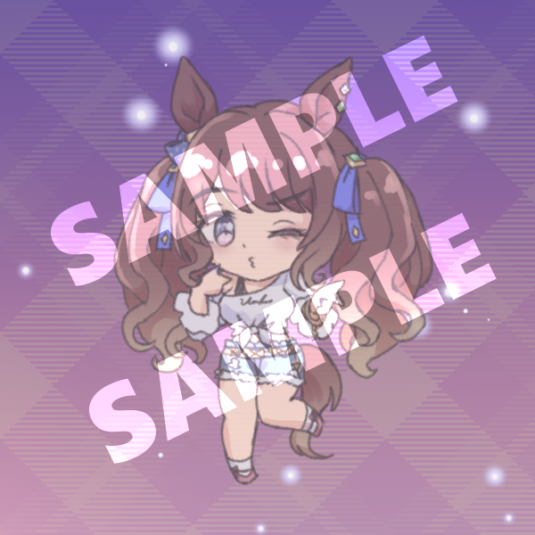 [Preview] Umamusume Tosen Jordan (Casual) Keychain