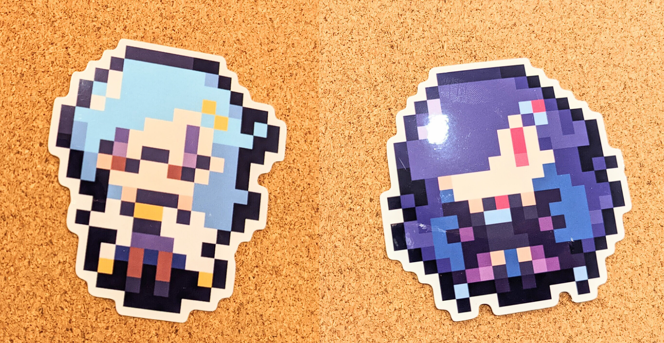 Pixel Lilli Sticker Set