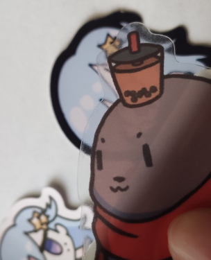 Lilli Emotes & Boba Seal Sticker Set
