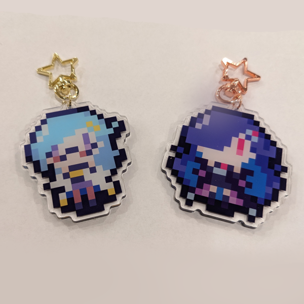 Pixel Lilli Acrylic Keychains