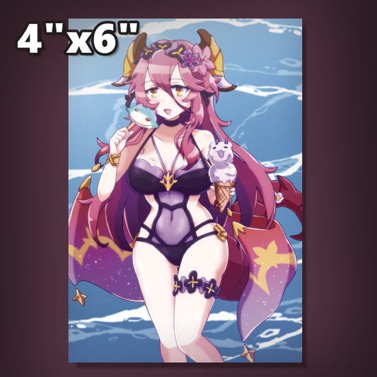 Summer Mym 4"x6" Postcard Print