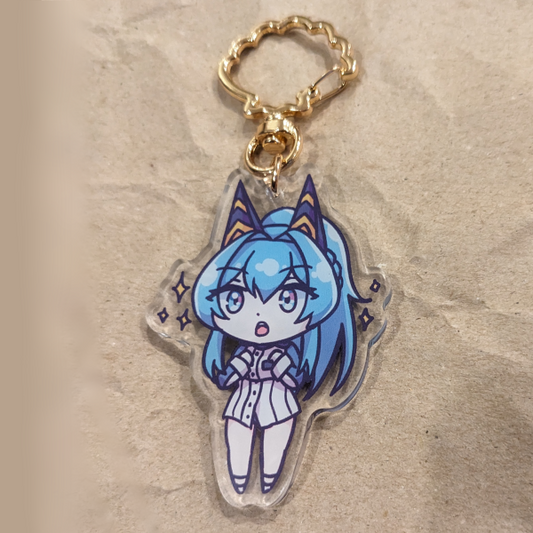 NIKKE Helm (Aquamarine) Keychain