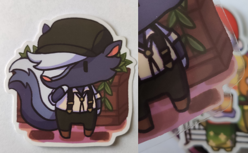 Pocket Camp Clear Stickers