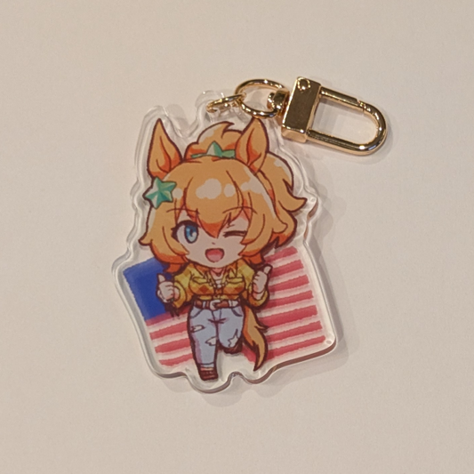 Umamusume Taiki Shuttle (Casual) Keychain