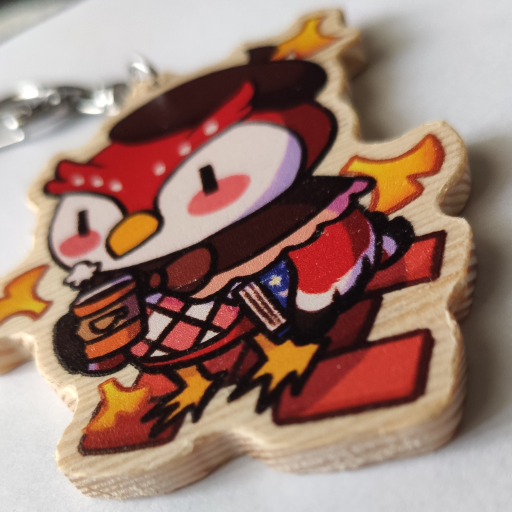 Pocket Camp Wooden Keychains