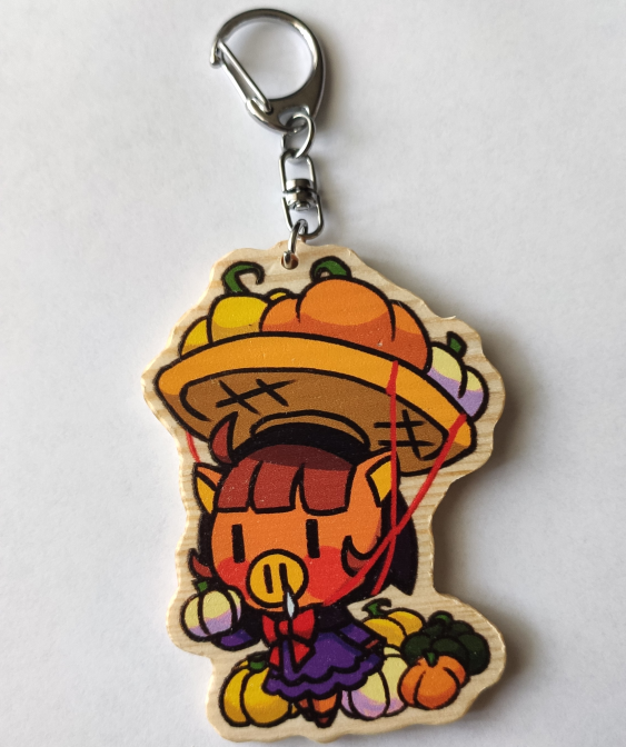 Pocket Camp Wooden Keychains