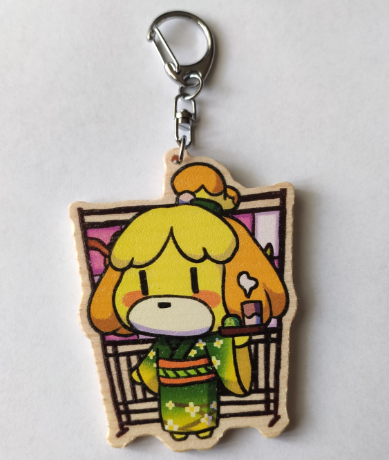 Pocket Camp Wooden Keychains