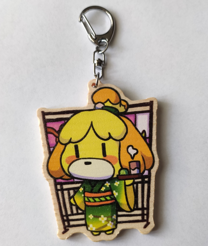 Pocket Camp Wooden Keychains