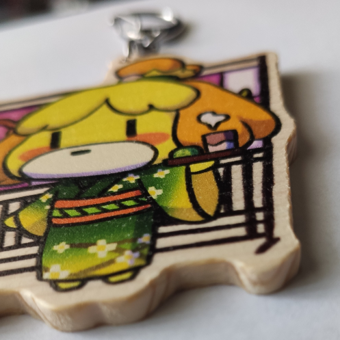 Pocket Camp Wooden Keychains