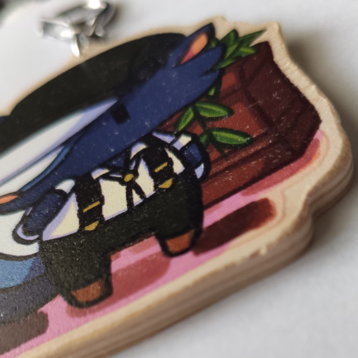 Pocket Camp Wooden Keychains