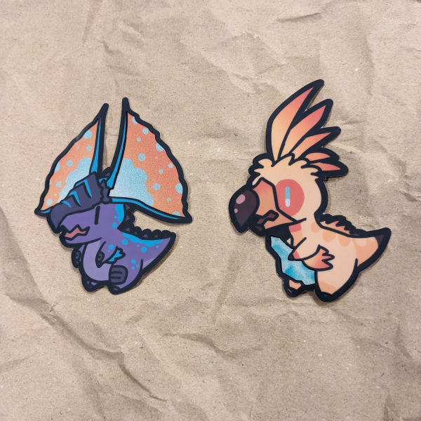 Bird Wyvern Reflective Stickers